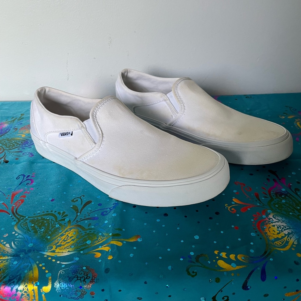 Vans Off the Wall Canvas Sneakers, Size 10